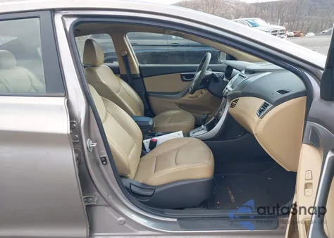 2011 Hyundai Elantra Limited from USA, damaged, VIN 5NPDH4AE8BH009630